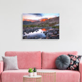 Columbinebekken - Weminuche Wilderness - Colorado Canvas Afdruk (Insitu (Woonkamer))