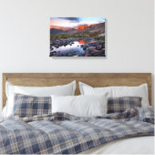 Columbinebekken - Weminuche Wilderness - Colorado Canvas Afdruk (Insitu (Slaapkamer))