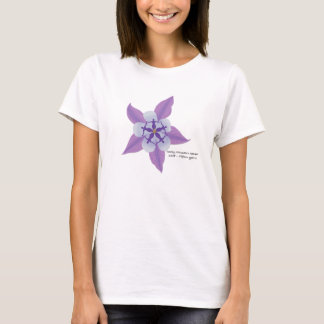 Columbinedoll shirt, zwarte tekst t-shirt