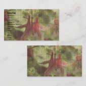 Columbineste digitale kunst visitekaartje (Voorkant / Achterkant)