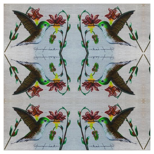 Columbinevogel Stof (Swatch)