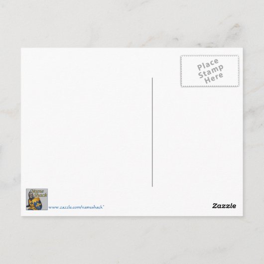 Columbo Heraldic Shield Briefkaart (Achterkant)