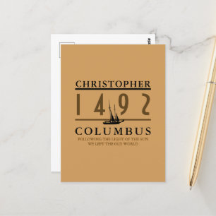 Columbus 1492 briefkaart