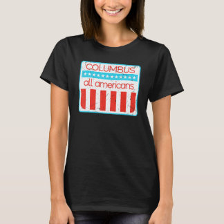Columbus All Americans Retro 4th Of July 1 T-shirt