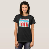 Columbus All Americans Retro 4th Of July 1 T-shirt (Voorkant volledig)
