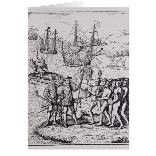 Columbus at Hispaniola 2 (Voorkant)