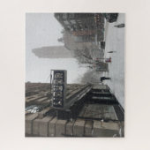 Columbus Avenue Liquor Store NYC Snowstorm Winter Legpuzzel (Verticaal)