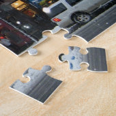 Columbus Avenue Upper West Side New York Snow NYC Legpuzzel (Zijkant)