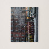 Columbus Avenue Upper West Side New York Snow NYC Legpuzzel (Verticaal)