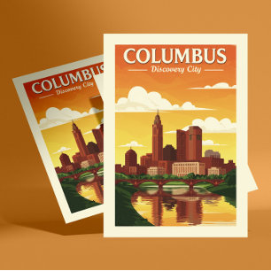 Columbus Briefkaart