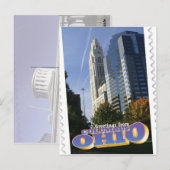 Columbus, briefkaart Ohio (Voorkant / Achterkant)