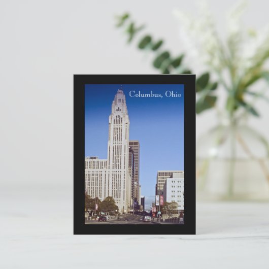 Columbus, briefkaart Ohio (Staand voorkant)