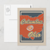 Columbus, Briefkaart Ohio - Briefkaart voor reizen (Voorkant / Achterkant)