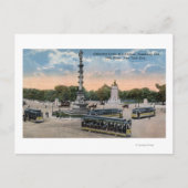 Columbus Circle & 8th Ave. Briefkaart (Voorkant)