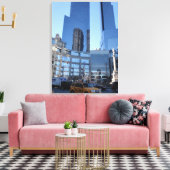 Columbus Circle Architecture New York City NYC Canvas Afdruk (Insitu (Woonkamer))