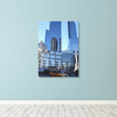 Columbus Circle Architecture New York City NYC Canvas Afdruk (Insitu (Houten vloer))
