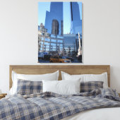 Columbus Circle Architecture New York City NYC Canvas Afdruk (Insitu (Slaapkamer))