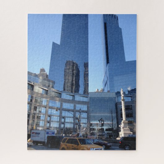 Columbus Circle Architecture New York City NYC Legpuzzel (Verticaal)