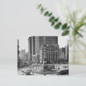 Columbus Circle  Glass Slide Briefkaart (Staand voorkant)