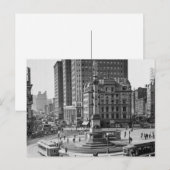Columbus Circle  Glass Slide Briefkaart (Voorkant / Achterkant)
