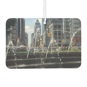 Columbus Circle New York City NYC waterfontein Luchtverfrisser