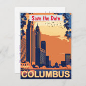 Columbus City, OH,  Save The Date (Voorkant / Achterkant)
