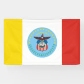 Columbus city vlag Ohio Verenigde Staten Verenigde Spandoek (Horizontaal)