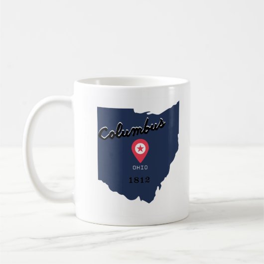 Columbus coffee mug  koffiemok (Links)