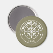 Columbus Dag T Magneet (Voorkant / Achterkant)