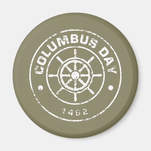 Columbus Dag T Magneet (Voorkant)