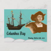 Columbus day briefkaart (Voorkant)