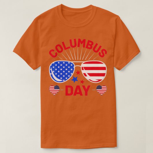 Columbus Day Christopher Columbus Italiaans-Amerik T-shirt (Design voorkant)