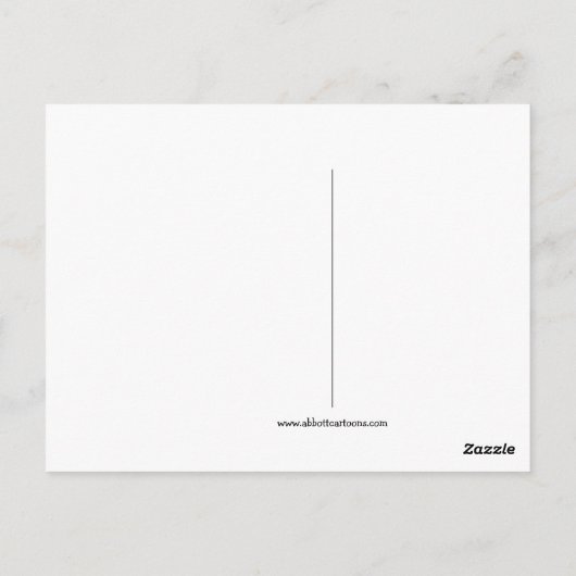 Columbus Day Humor Briefkaart (Achterkant)