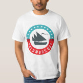 Columbus Day Mannen T Shirt (Voorkant)