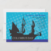 Columbus Day Party uitnodiging (Voorkant)