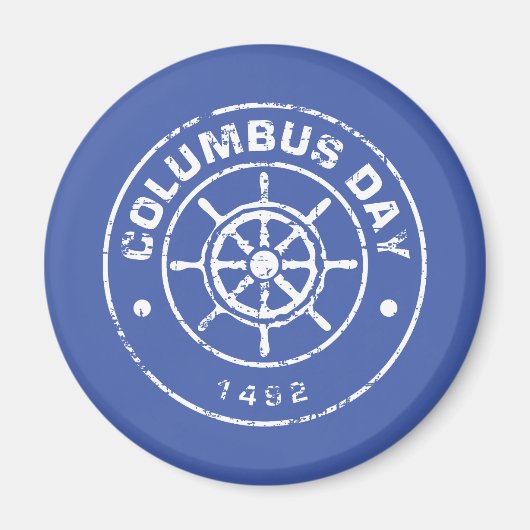 Columbus Day S Magneet (Voorkant)