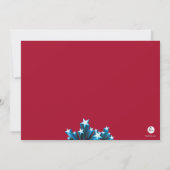 Columbus Day Stars Uitnodiging (Achterkant)