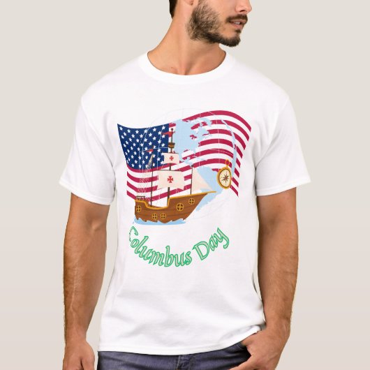 Columbus Day T-shirt (Voorkant)