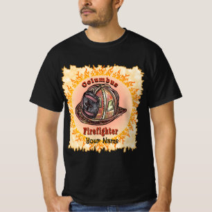 Columbus Firefighter t shirt