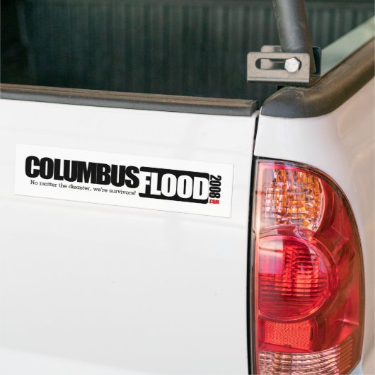 Columbus Flood Bumpersticker (Op Truck)