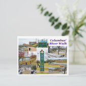 Columbus GA Briefkaart (Staand voorkant)