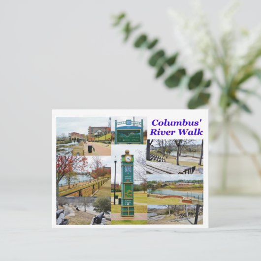 Columbus GA Briefkaart (Staand voorkant)