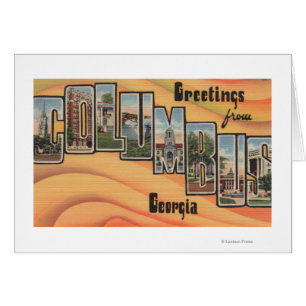 Columbus, Georgia - grote letterscènes
