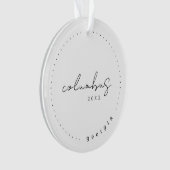Columbus Georgia Travel United States Simple Ornament (voorkant)
