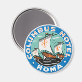 Columbus Hotel, Rome Magneet (Voorkant / Achterkant)