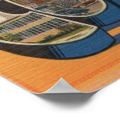 Columbus, Indiana - grote letterscènes Poster (Hoek)