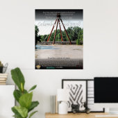 Columbus Indiana overstroming 2008 Poster (Thuiskantoor)