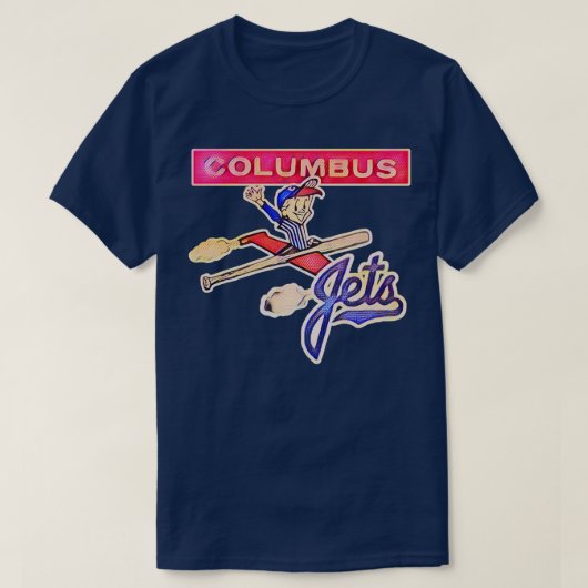 Columbus Jets Honkbal T-shirt (Design voorkant)