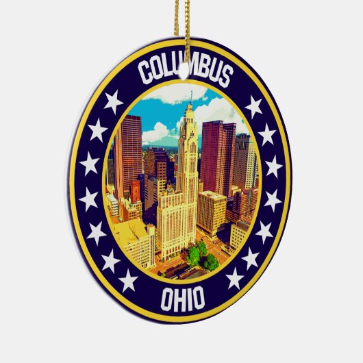 Columbus Keramisch Ornament (Rechts)