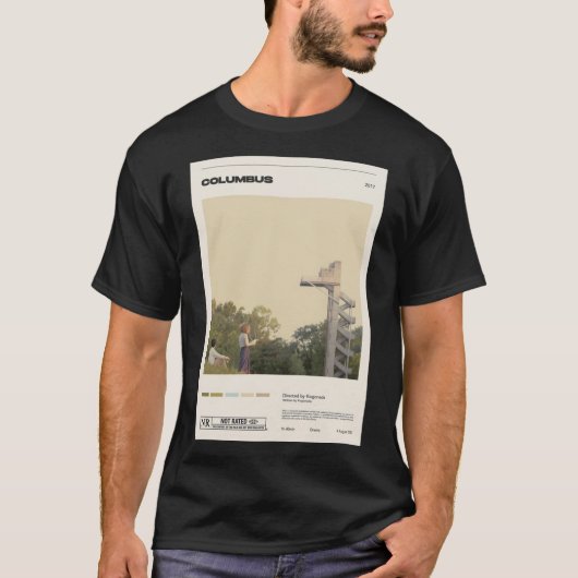Columbus Movie Poster Classic T-Shirt (Voorkant)